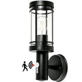 Outdoor sensor wall light